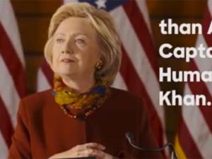 Hillary Clinton pays rich tribute to Muslim US army captain
