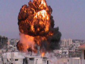 جيش بشار يقصف دمشق بالصواريخ